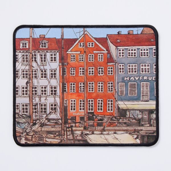 Item preview, Nyhavn Copenhagen Denmark  acrylic Art designed and sold by Slieptsovaart.