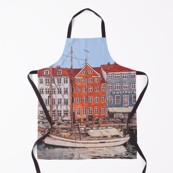Item preview, Nyhavn Copenhague Dinamarca arte acrílico designed and sold by Slieptsovaart.