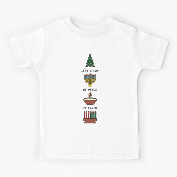Item preview, Peace on Earth Shirt : Multicultural Holiday Diversity Shirt designed and sold by mindeverykind.
