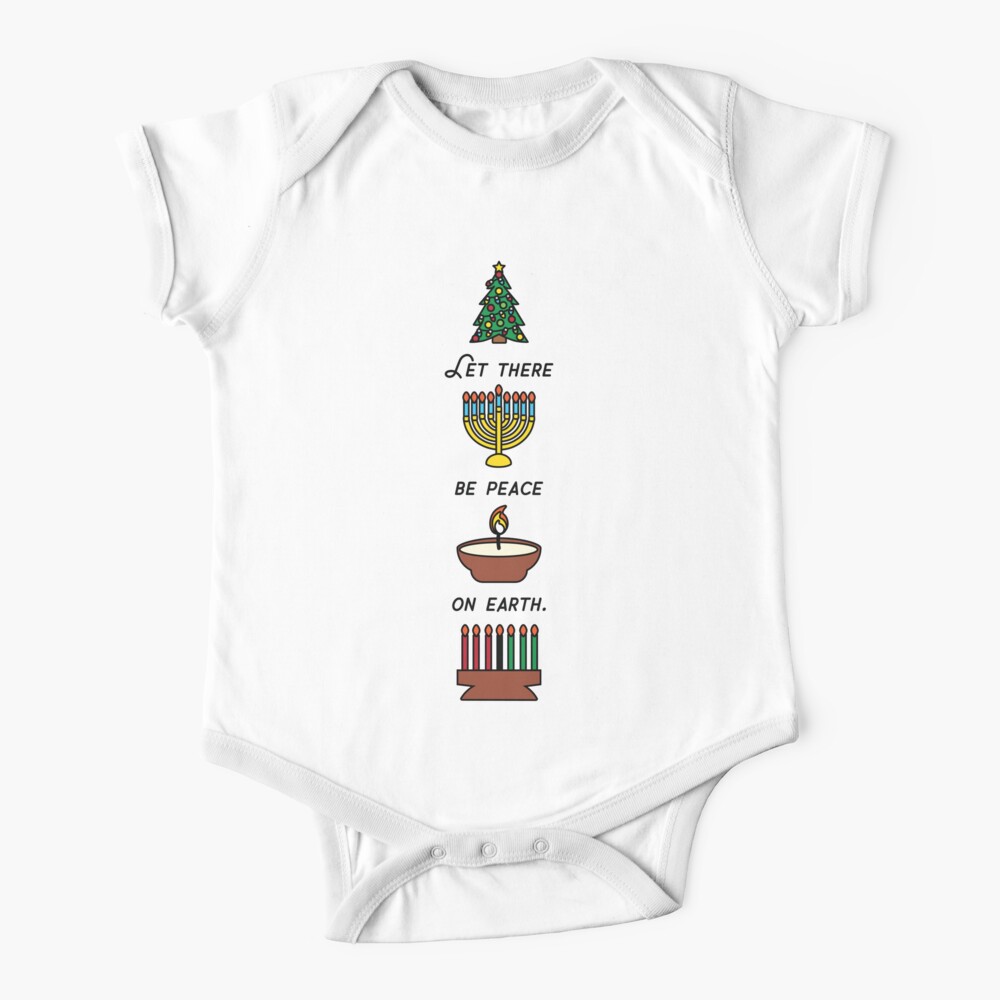 Peace On Earth Shirt Multicultural Holiday Diversity Shirt Baby One Piece By Mindeverykind Redbubble