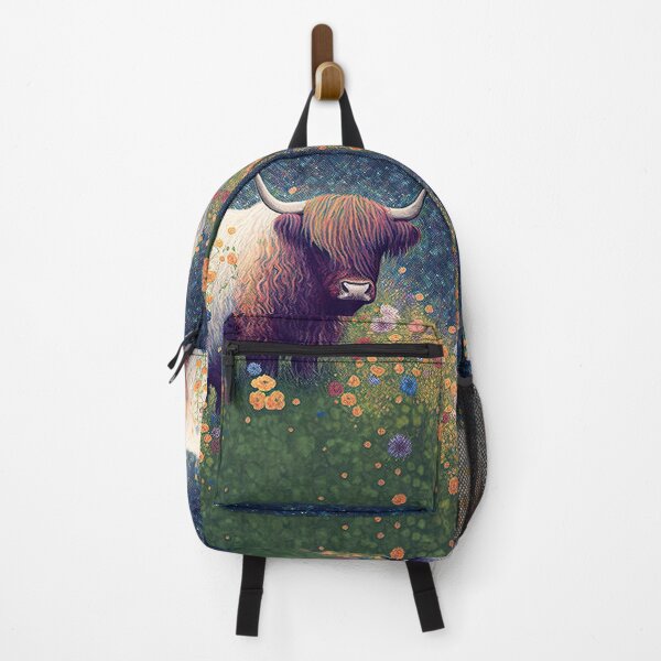 Item preview, Floral Highland Cow designed and sold by curiouswonder.