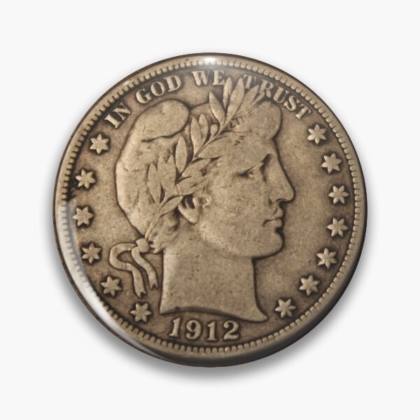 Item preview, 1912 D Barber Half Dollar  designed and sold by coinsxcrochet.