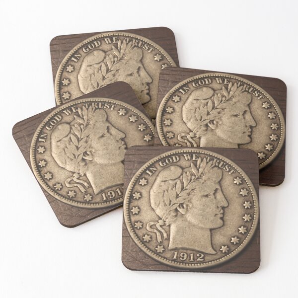 Item preview, 1912 D Barber Half Dollar  designed and sold by coinsxcrochet.