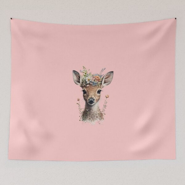 Item preview, Cute deer head designed and sold by ShopLeilaArt.