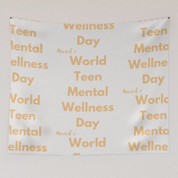 Item preview, World Teen Mental Wellness Day designed and sold by Simo0455.