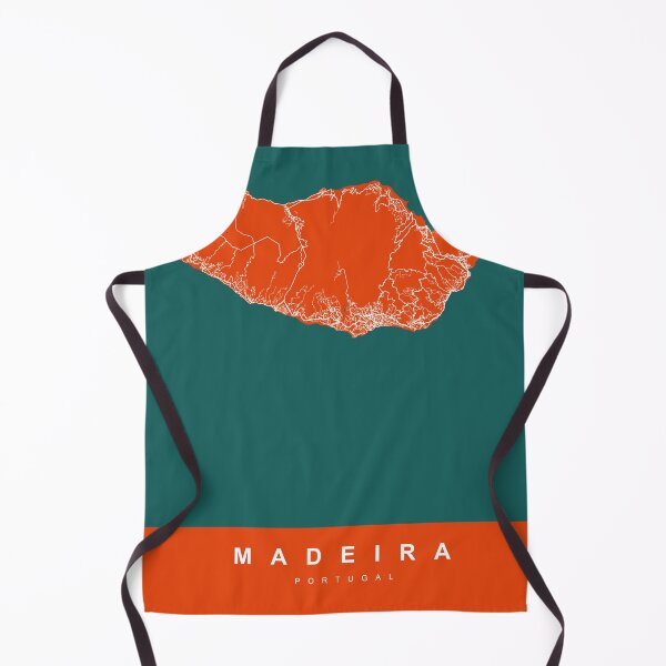 Item preview, MADEIRA Map Portugal | Tomato Color, City Map designed and sold by Urban-Maps.