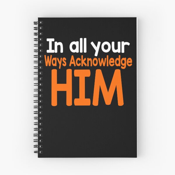 Item preview, Colorful In all your ways Acknowledge him Christian Design designed and sold by brixx rb.