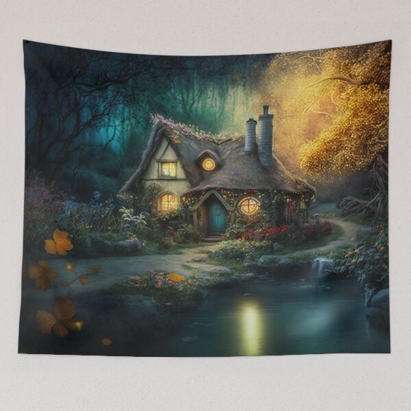 Item preview, Cozy Cottage House designed and sold by letsgetinspired.