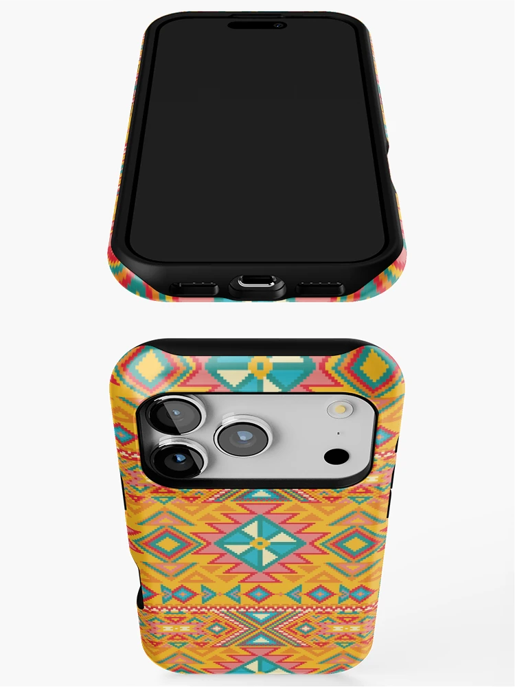 Thumbnail 3 of 4, iPhone Case, Seamless Rugged Native , Native Pattern Rugged designed and sold by Yes-Monkey.