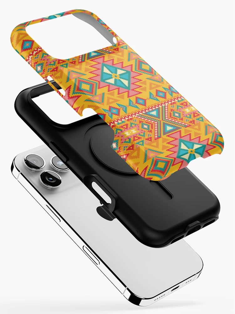 Thumbnail 2 of 4, iPhone Case, Seamless Rugged Native , Native Pattern Rugged designed and sold by Yes-Monkey.