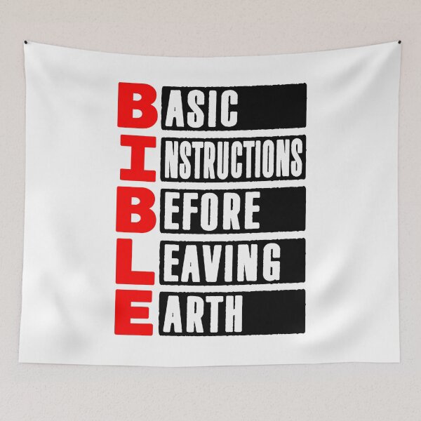 Item preview, BIBLE Basic Instructions Before Leaving Earth designed and sold by plushism.