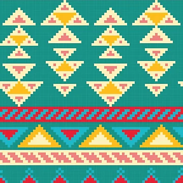 Artwork thumbnail, Seamless Rugged Navajo, Native Pattern Rugged by Yes-Monkey