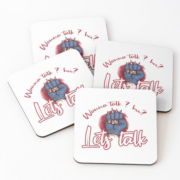 Item preview, Fighter t-shirt design, Wanna talk, let's talk designed and sold by teedesigndaily.