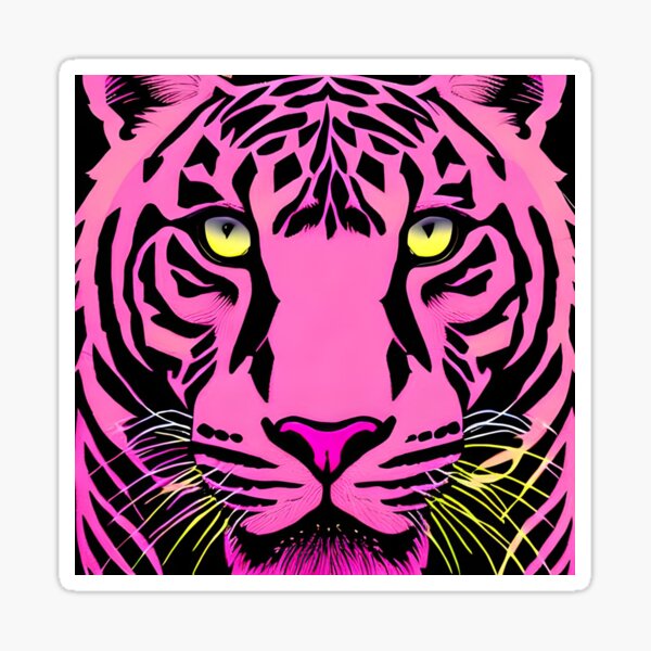 Pink Panther (white background) Sticker by MentaLee