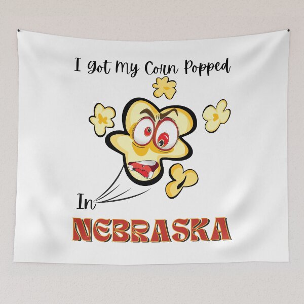 Item preview, I Got My Corn Popped In Nebraska designed and sold by FXR-Designs.