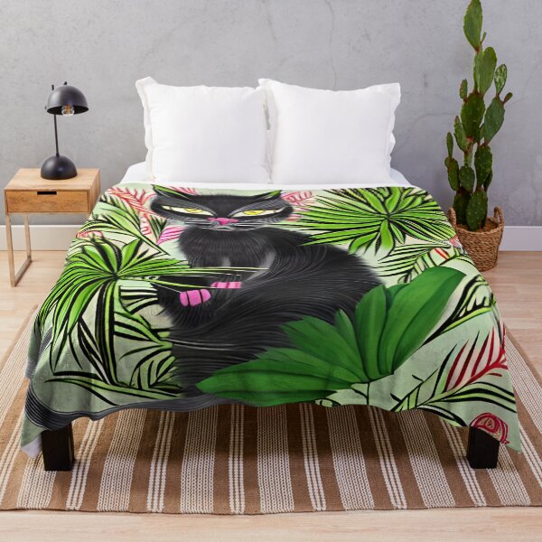 Item preview, Gato negro en la jungla designed and sold by BinskisWonder.