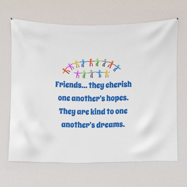 Item preview, Friends They Cherish One Another's Hopes - Friendship Quote  designed and sold by CrankyOldDude.