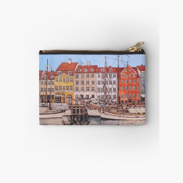 Aperçu de l'œuvre Nyhavn Copenhagen Danemark acrylique Art Horisontal créée et vendue par Slieptsovaart.