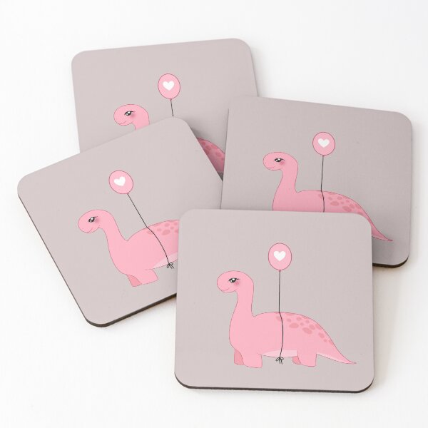 Item preview, Cute Pink Dinosaur Valentine's Day designed and sold by SinaBaniArt.