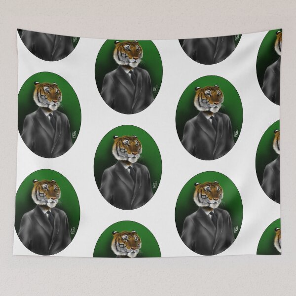 Item preview, Tiger in the suit designed and sold by IguanaOnAStick.