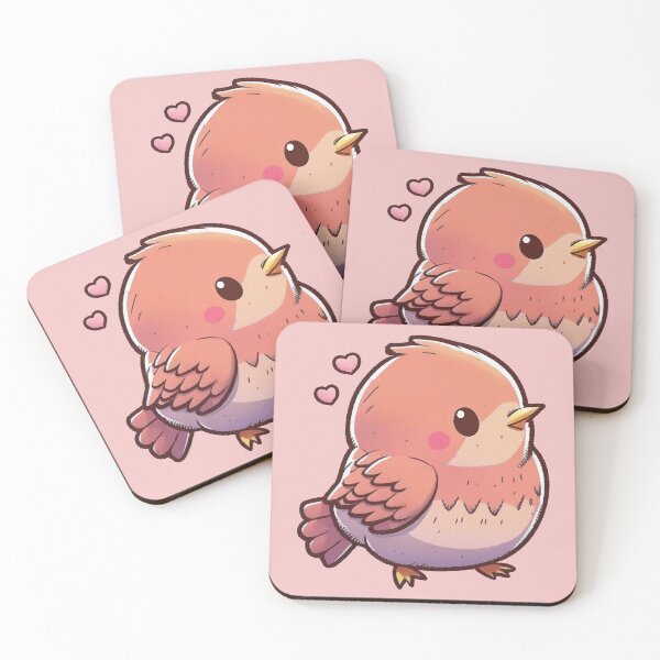 Item preview, Cute Pink Bird designed and sold by AxeWave.