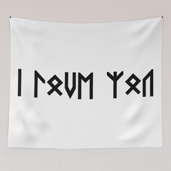 Item preview, 'I love you' written in Elder Futhark designed and sold by Nordic Shield Maidens.
