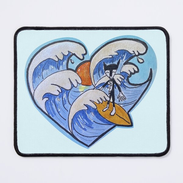 Item preview, Starting the day surfing waves at my favorite spot designed and sold by friendly-fox.
