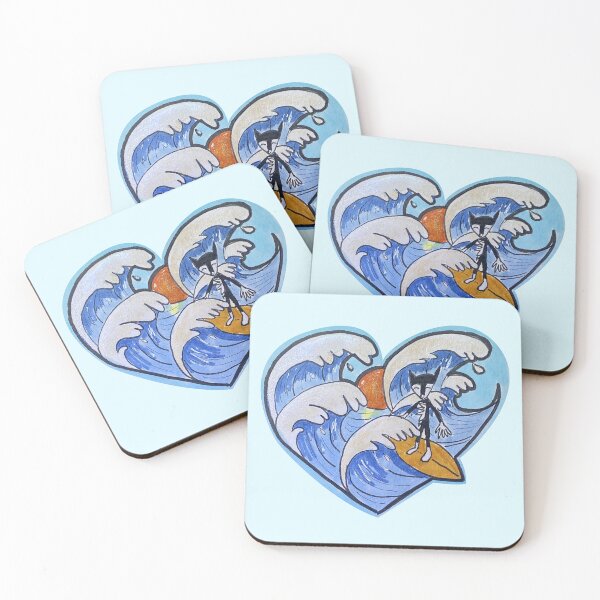 Item preview, Starting the day surfing waves at my favorite spot designed and sold by friendly-fox.
