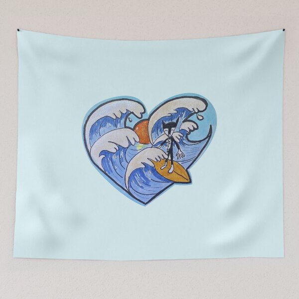 Item preview, Starting the day surfing waves at my favorite spot designed and sold by friendly-fox.