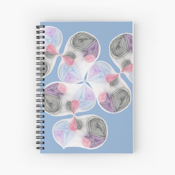 Clown 1 collage spring Spiral Notebook