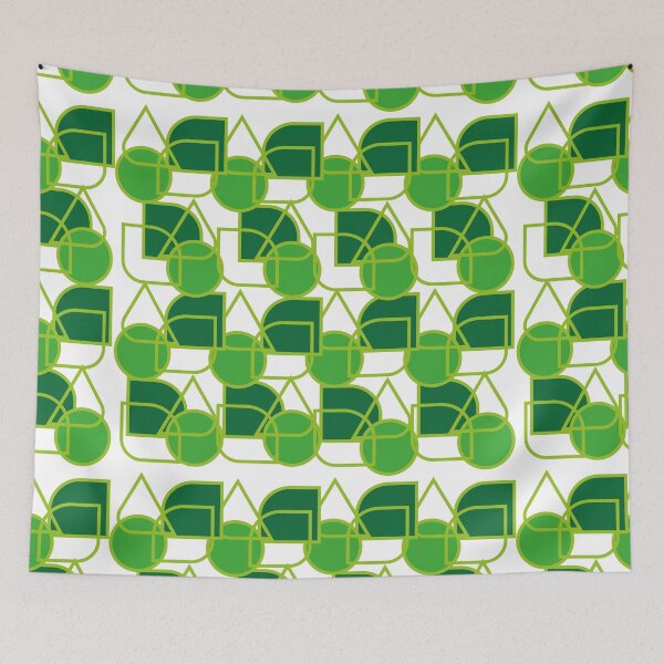 Item preview, Forma Geométrica verde vintage Retrô designed and sold by GirlaineSQ.
