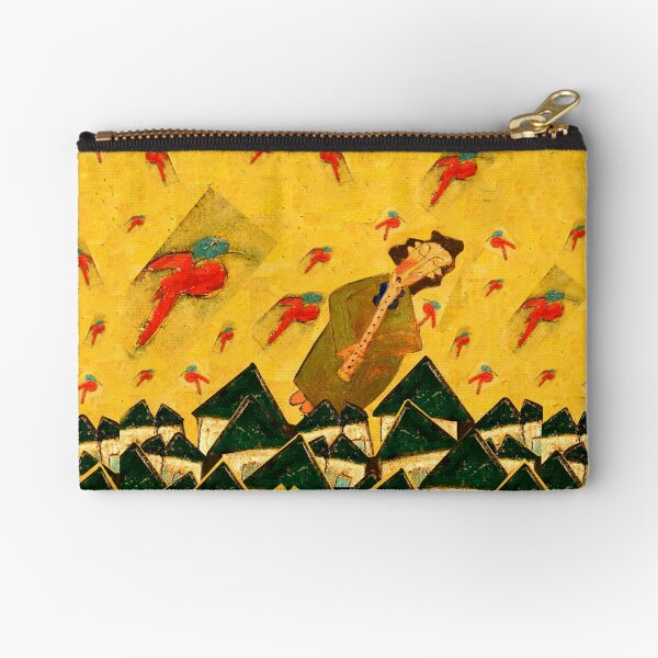 Saffron Flying Clarinet Zipper Pouch