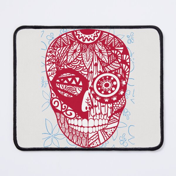Item preview, Skull in flowers designed and sold by Simo0455.