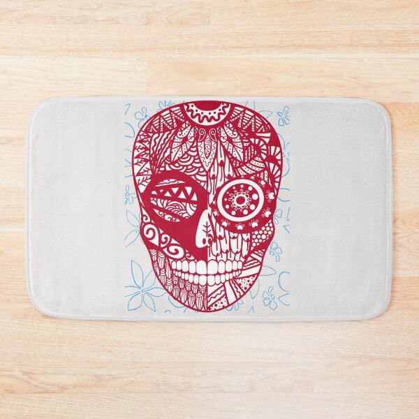 Item preview, Skull in flowers designed and sold by Simo0455.