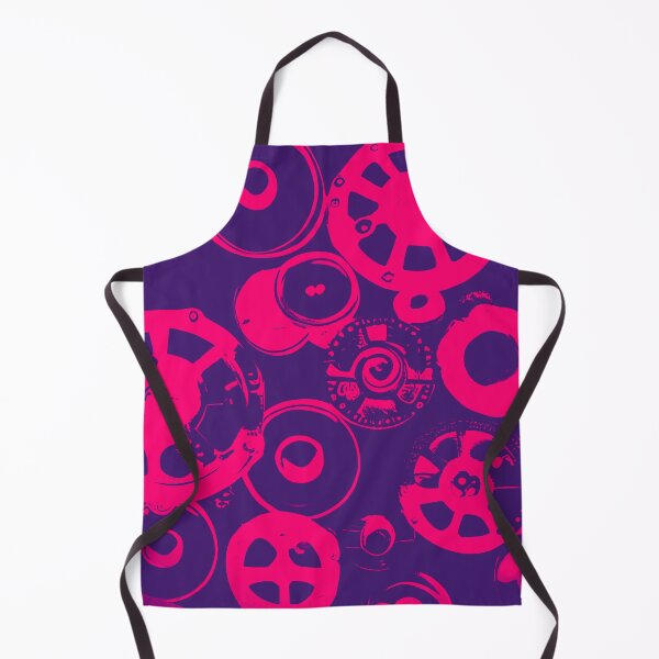 Item preview, Abstract Buttons and Wheels - Hot Pink designed and sold by asurtiumgreen.
