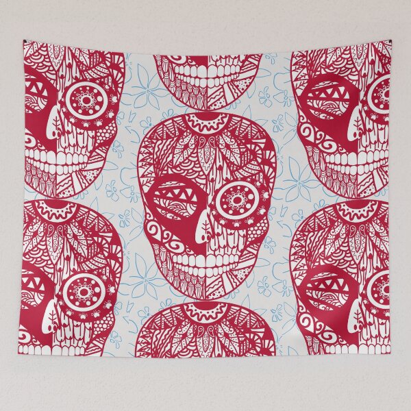 Item preview, Skull in flowers designed and sold by Simo0455.