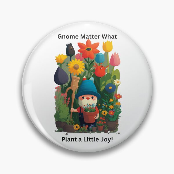 Item preview, Gnome Matter What, Plant a Little Joy! - A Wildflower Garden Design designed and sold by Mindful-Designs.