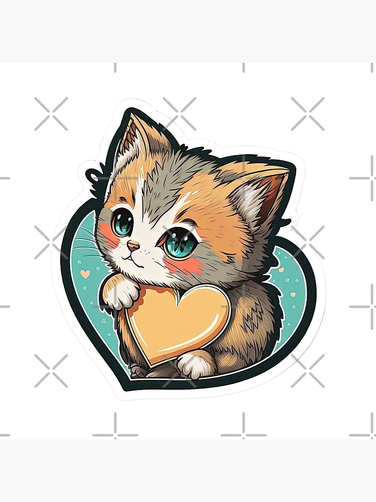 Cute Kawaii Kitten - Cat Lover - NeatoShop