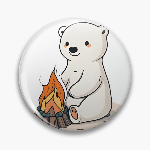 Item preview, Campfire Polar Bear designed and sold by Style PoP.