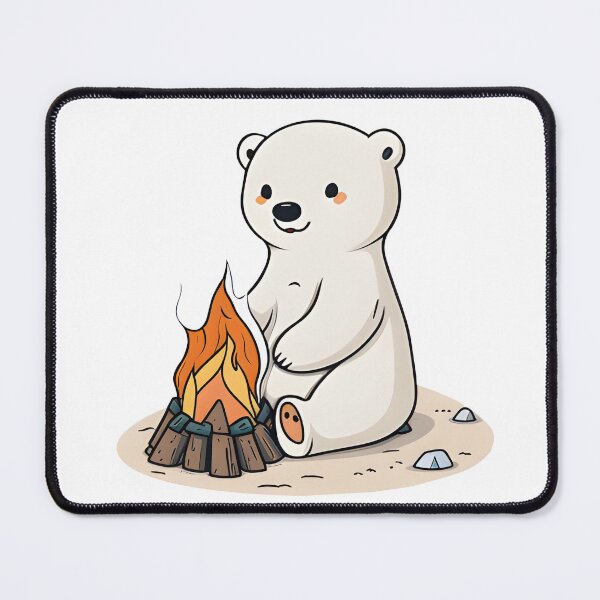 Item preview, Campfire Polar Bear designed and sold by Style PoP.