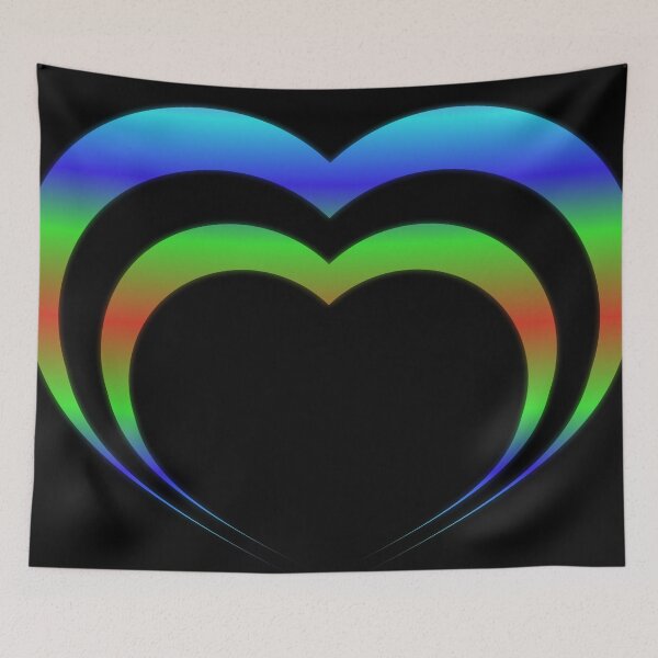 Item preview, Neon colored lineart - Heart! designed and sold by llooddroos.