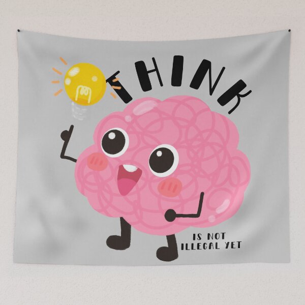 Item preview, Think Is Not Illegal Yet designed and sold by aoichan3939.
