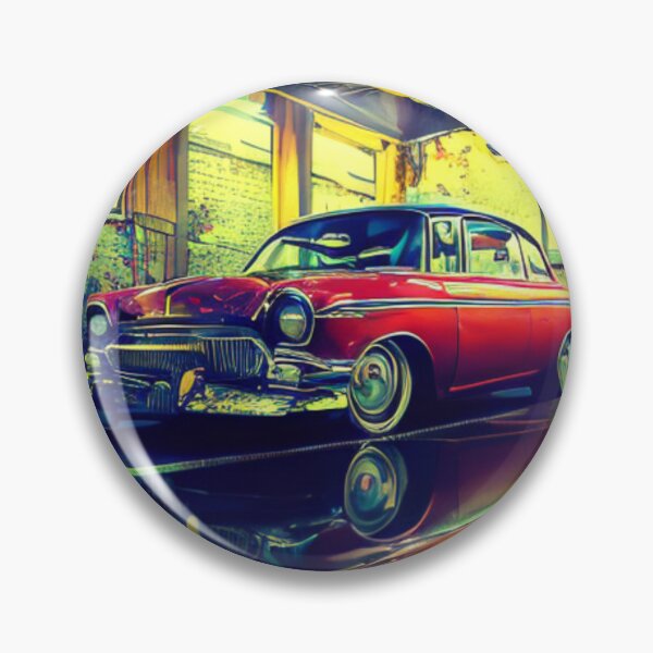 Item preview, Reflections in the Old Garage - Shimmering Classic in an Old Garage designed and sold by WBP Mart.