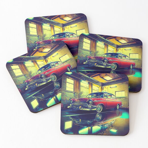 Item preview, Reflections in the Old Garage - Shimmering Classic in an Old Garage designed and sold by WBP Mart.