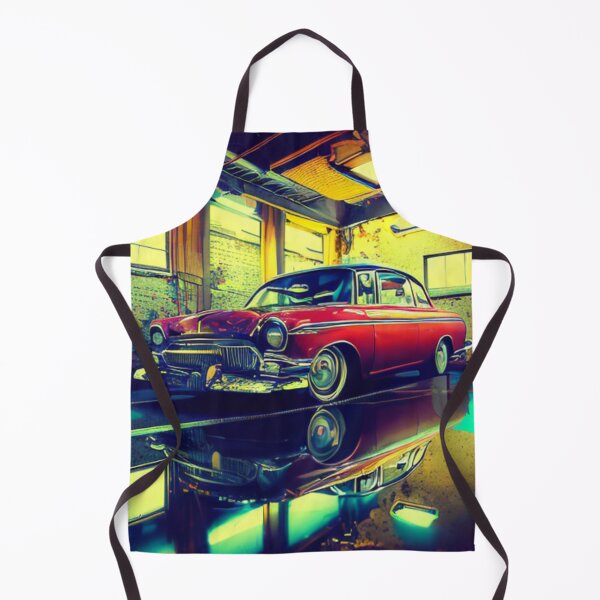 Item preview, Reflections in the Old Garage - Shimmering Classic in an Old Garage designed and sold by WBP Mart.