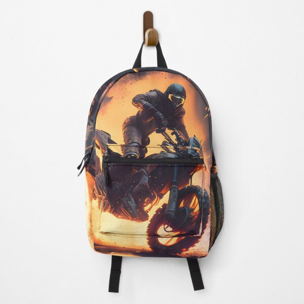 Item preview, Futuristic Cyberpunk Dirt Bike Action Scene designed and sold by beluxe.