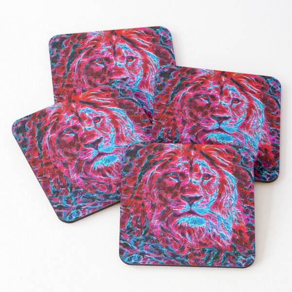 Item preview, Psychedelic lion #24 designed and sold by mrbribe.