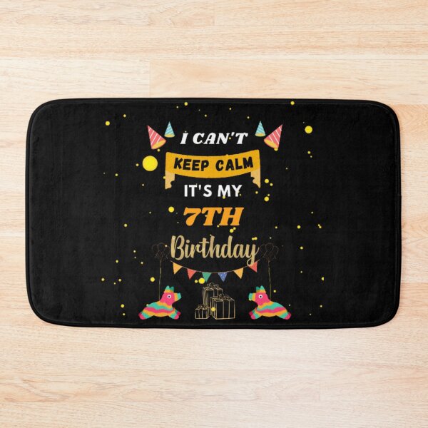Item preview, 7 Year Old I Can't Keep Calm It's My 7th Birthday designed and sold by Designspr0.