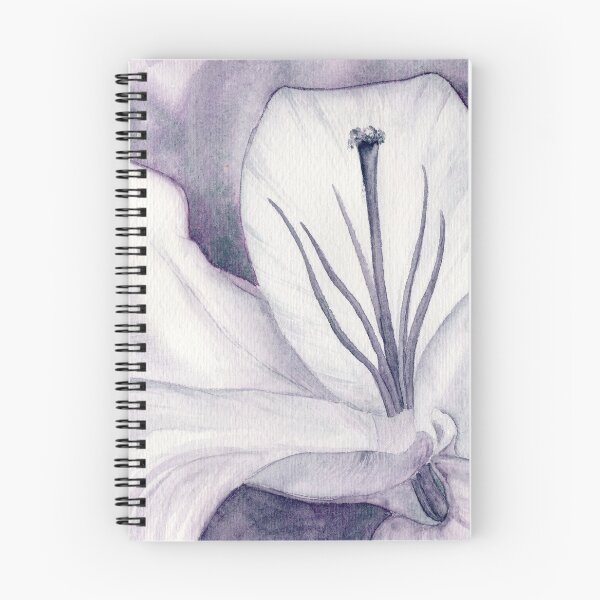 Item preview, Violet watercolour lily designed and sold by Sankarin.