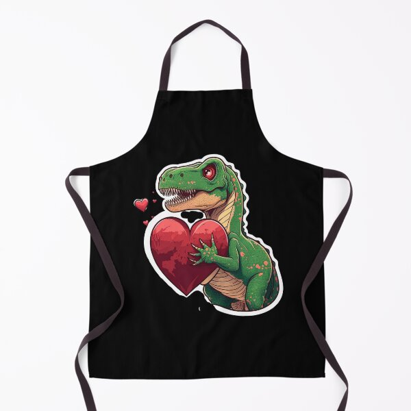 Item preview, Dinosaur Holding Heart Kid Friendly Gift Adorable Anime Cartoon Dino  designed and sold by AnimalArtPhotos.